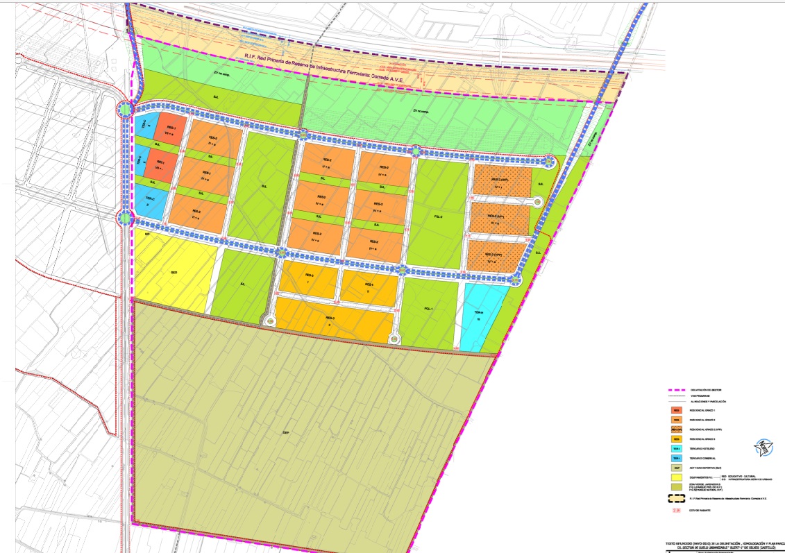 Plano de zonificación del proyecto